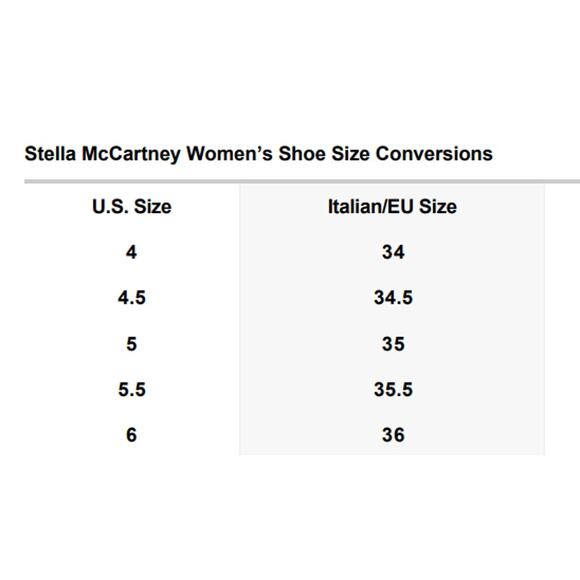 Women's Designer Stella McCartney D'Orsay Patent Cork Wedge, Sky size 36 Glam - Picture 10 of 10